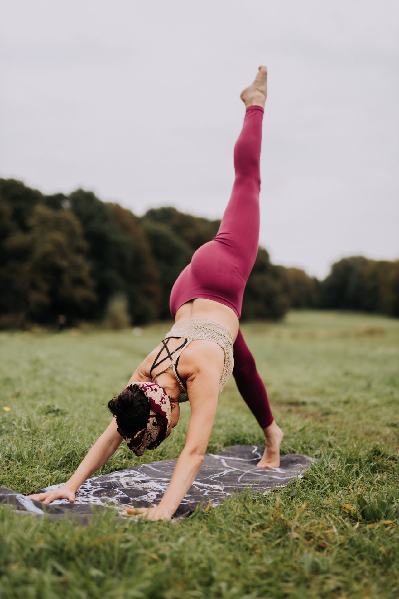 Downwarddog pose Vinyasa Yoga